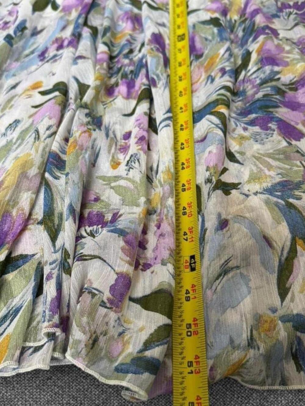 En Focus Petite Floral Wrap Maxi Dress Size 6P - Picture 7 of 8
